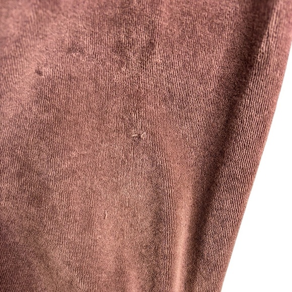 The Great. Microterry Track Jogger Pants in Vintage Mulberry Purple Size 2 - Picture 4 of 12